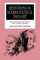 Book cover of: Meditations on Modern Political Thought