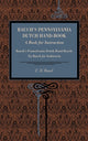 Book cover of: Rauch's Pennsylvania Dutch Hand-Book. By: E. H. Rauch