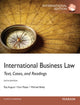 Book cover of: International Business Law. By: Ray A. August