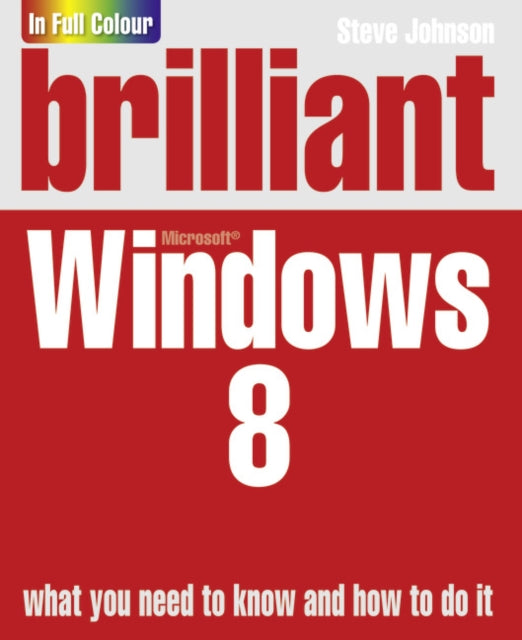Book cover of: Brilliant Windows 8