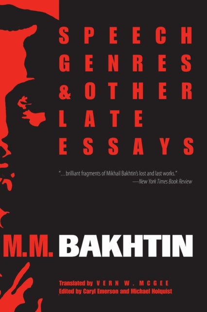 Book cover of: Speech Genres and Other Late Essays