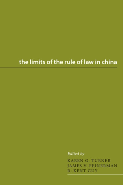 Book cover of: Limits of the Rule of Law in China
