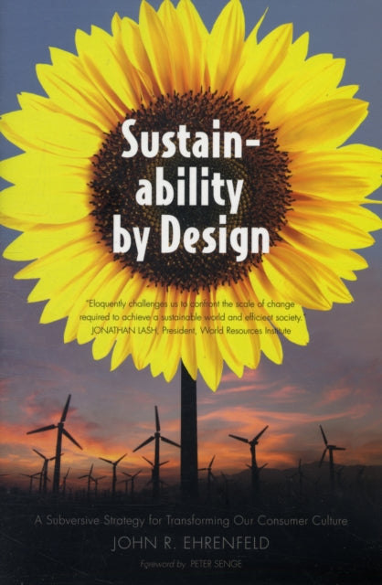 Book cover of: Sustainability by Design. By: John R. Ehrenfeld