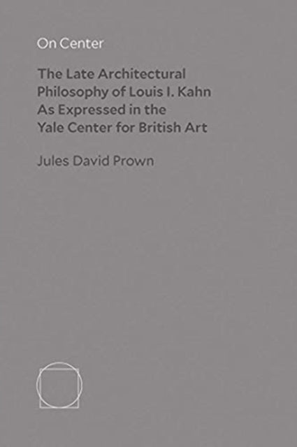 Book cover of: On Center. By: Jules David Prown
