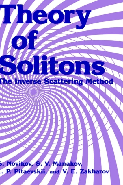 Book cover of: Theory of Solitons. By: S. Novikov