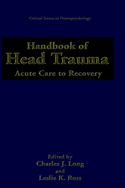 Book cover of: Handbook of Head Trauma