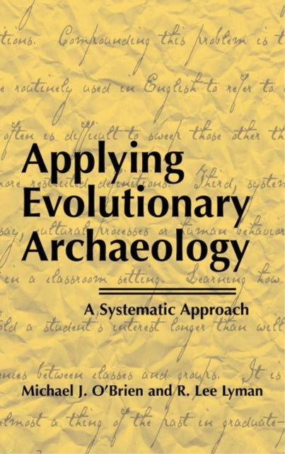 Book cover of: Applying Evolutionary Archaeology