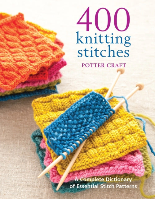 Book cover of: 400 Knitting Stitches