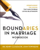 Book cover of: Boundaries in Marriage Workbook. By: Henry Cloud