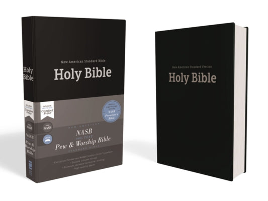 Book cover of: NASB, Church Bible (Pew Bible), Hardcover, Black, 1995 Text, Comfort Print. By: Zondervan Publishing Company