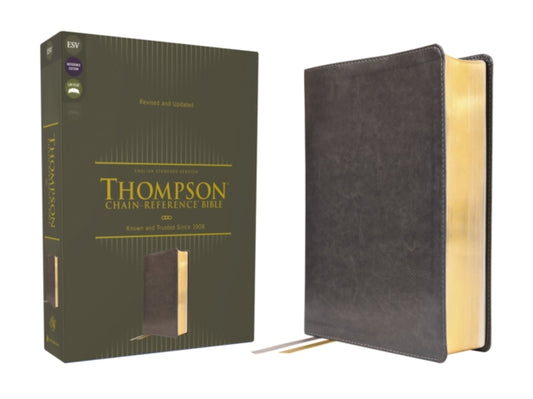 Book cover of: ESV, Thompson Chain-Reference Bible, Leathersoft, Gray, Red Letter. By: Frank Charles Thompson