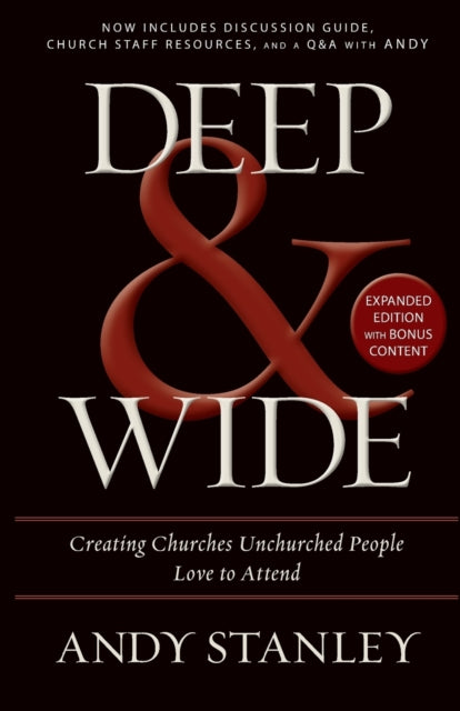 Book cover of: Deep and   Wide. By: Andy Stanley