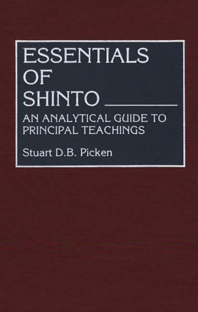 Book cover of: Essentials of Shinto