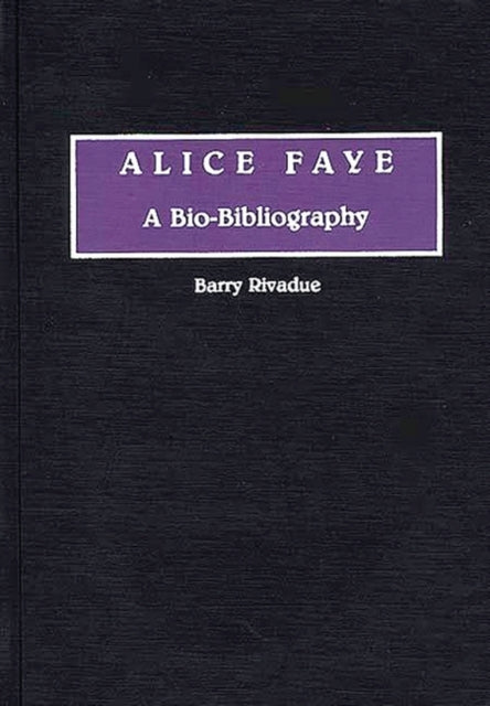 Book cover of: Alice Faye