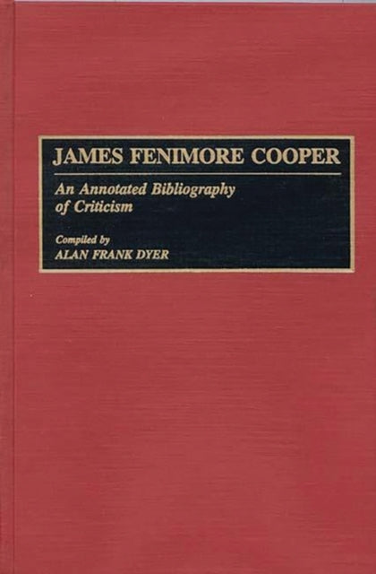 Book cover of: James Fenimore Cooper