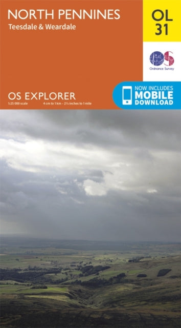 Book cover of: North Pennines - Teesdale & Weardale. By: Ordnance Survey