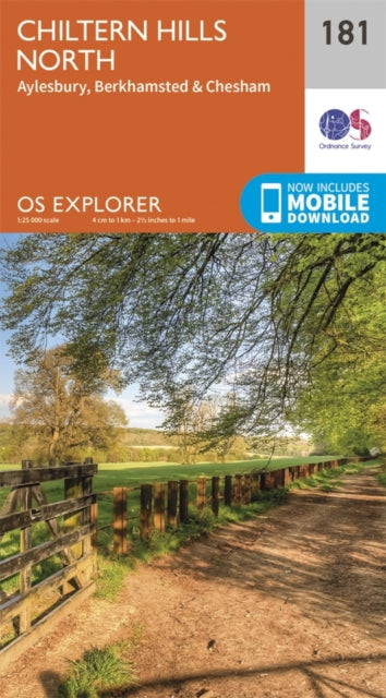 Book cover of: Chiltern Hills North. By: Ordnance Survey