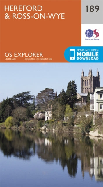 Book cover of: Hereford and Ross-on-Wye. By: Ordnance Survey
