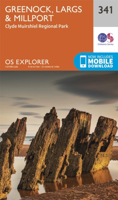 Book cover of: Greenock, Largs and Millport. By: Ordnance Survey