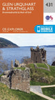 Book cover of: Glen Urquhart and Strathglass. By: Ordnance Survey