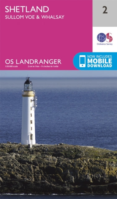 Book cover of: Shetland - Sullom Voe & Whalsay. By: Ordnance Survey