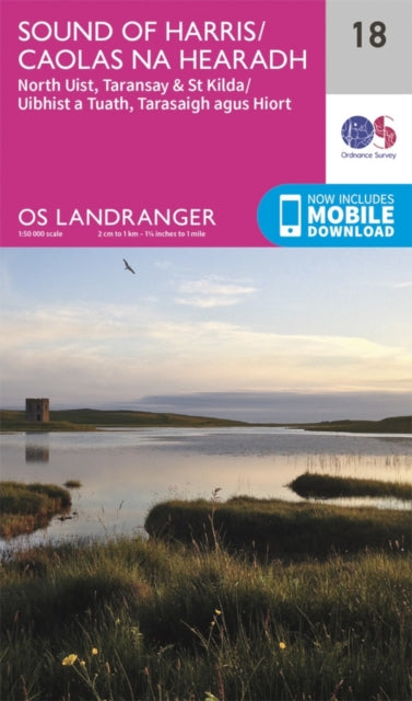 Book cover of: Sound of Harris, North Uist, Taransay & St Kilda. By: Ordnance Survey