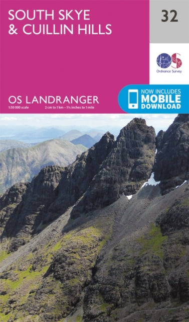 Book cover of: South Skye & Cuillin Hills. By: Ordnance Survey