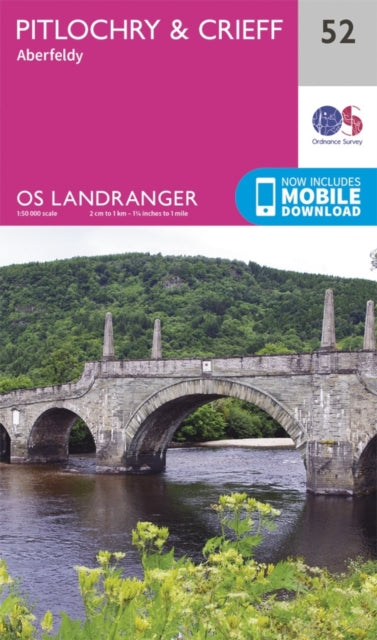 Book cover of: Pitlochry & Crieff. By: Ordnance Survey