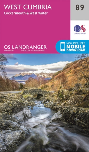 Book cover of: West Cumbria, Cockermouth & Wast Water. By: Ordnance Survey