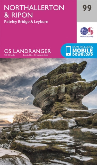 Book cover of: Northallerton & Ripon, Pateley Bridge & Leyburn. By: Ordnance Survey