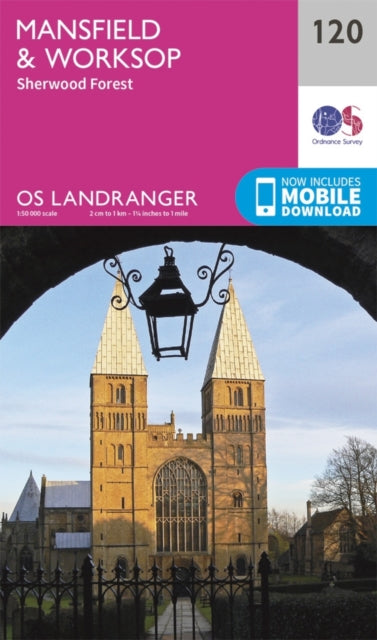 Book cover of: Mansfield & Worksop, Sherwood Forest. By: Ordnance Survey