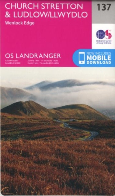 Book cover of: Ludlow & Church Stretton, Wenlock Edge. By: Ordnance Survey