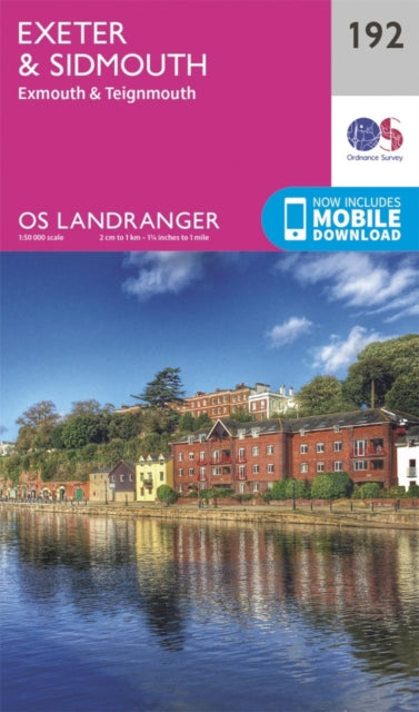 Book cover of: Exeter & Sidmouth, Exmouth & Teignmouth. By: Ordnance Survey