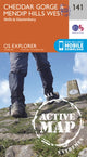 Book cover of: Cheddar Gorge and Mendip Hills West