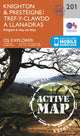 Book cover of: Knighton and Presteigne Tref-y-Clawdd a Dyffryn Elan. By: Ordnance Survey