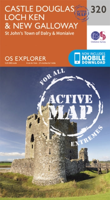 Book cover of: Castle Douglas, Loch Ken and New Galloway. By: Ordnance Survey