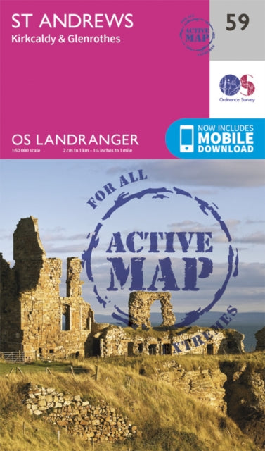 Book cover of: St Andrews, Kirkcaldy & Glenrothes. By: Ordnance Survey