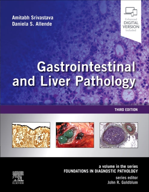 Book cover of: Gastrointestinal and Liver Pathology. By: Amitabh Srivastava