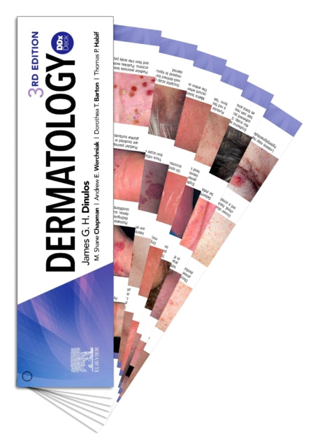 Book cover of: Dermatology DDX Deck. By: James G. H. Dinulos