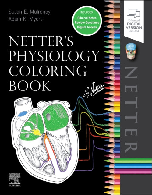 Book cover of: Netter's Physiology Coloring Book. By: Susan Mulroney
