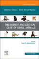 Book cover of: Emergency and Critical Care of Small Animals, An Issue of Veterinary Clinics of North America: Small Animal Practice. By: Elisa Mazzaferro