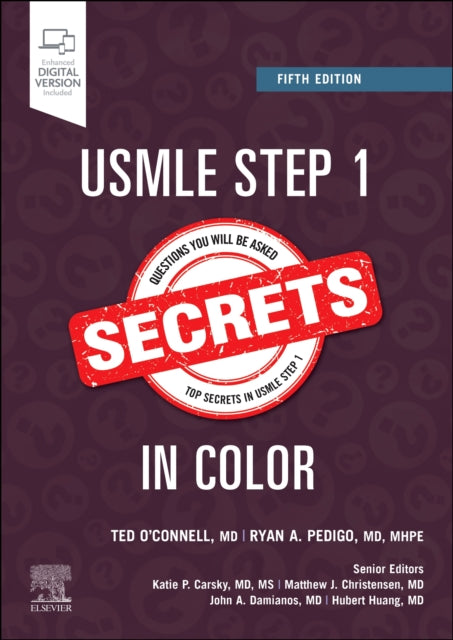 Book cover of: USMLE Step 1 Secrets in Color. By: Theodore X. O'Connell