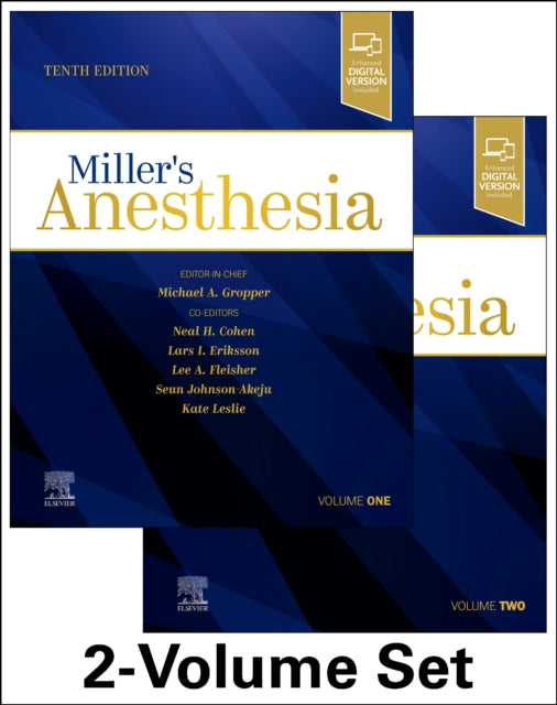 Book cover of: Miller's Anesthesia, 2-Volume Set. By: Michael A. Gropper
