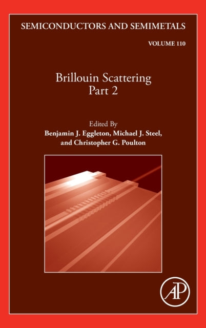 Book cover of: Brillouin Scattering Part 2. By: Chennupati Jagadish