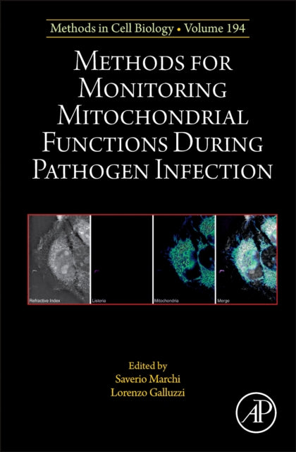 Book cover of: Methods for Monitoring Mitochondrial Functions During Pathogen Infection. By: Saverio Marchi