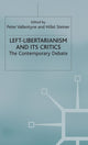 Book cover of: Left-Libertarianism and Its Critics. By: Peter Vallentyne