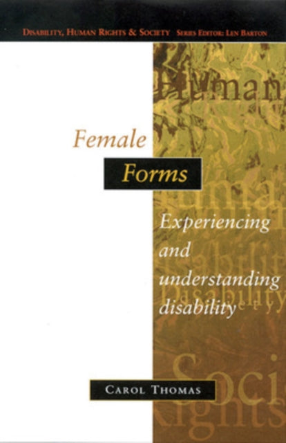 Book cover of: Female Forms. By: Carol Thomas
