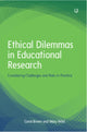 Book cover of: Ethical Dilemmas in Education: Considering Challenges and Risks in Practice. By: Brown