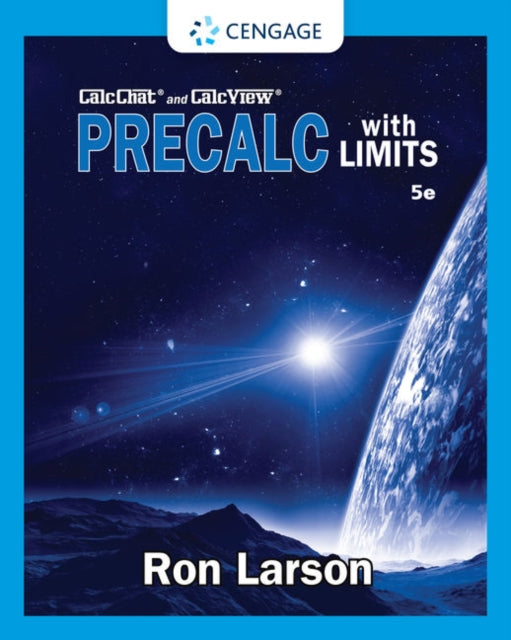 Book cover of: Precalculus with Limits. By: Ron Larson