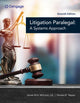 Book cover of: Litigation Paralegal: A Systems Approach. By: James W. H. McCord